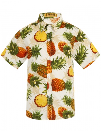 Pineapple Fun Luxury Boys Shirt